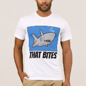 噛おもしろいむシャークTシャツ Tシャツ (正面)