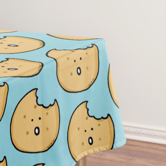 噛みおもしろい付きクッキー漫画 テーブルクロス (インサイチュ)