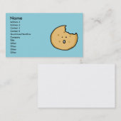 噛みおもしろい付きクッキー漫画 名刺 (正面/裏面)