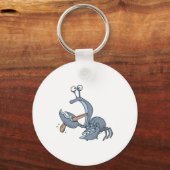 噛みおもしろい刺すカニ キーホルダー (正面)