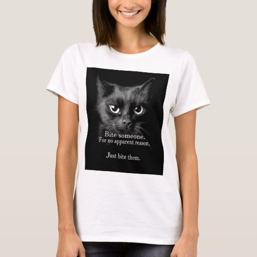噛みついてくれ...やるんだ! Tシャツ (正面)