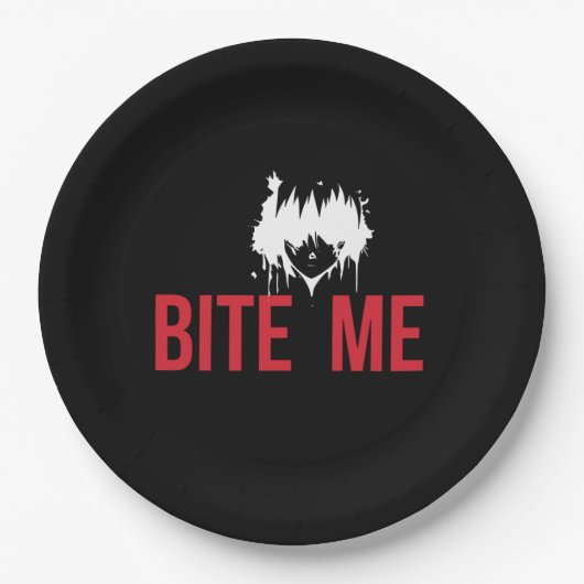 噛み不気味つよくはしゃぐけ» ペーパープレート (正面)