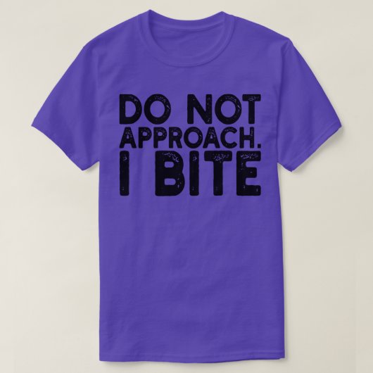 噛み込み1に近づかない Tシャツ (デザイン正面)