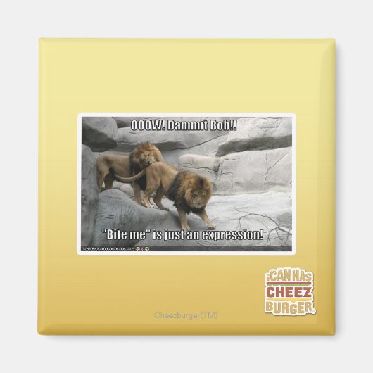 噛むのは単なる表現だ! マグネット (正面)