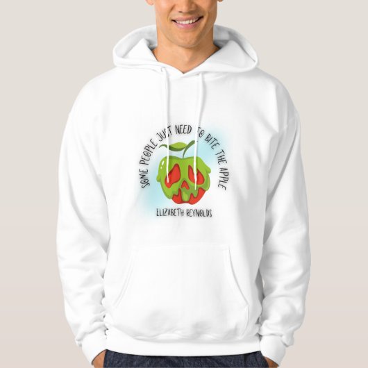 噛むりんごTシャツ パーカ (正面)