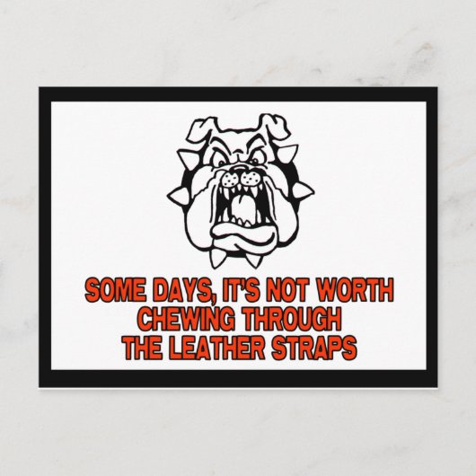 噛む価値がない ポストカード (正面)