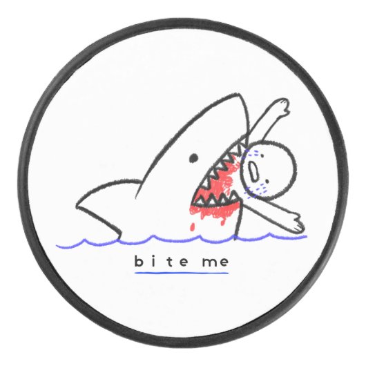 噛む アイスホッケーパック (正面)