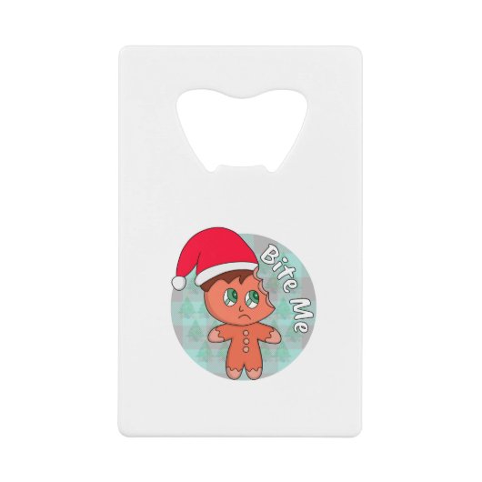 噛む クレジットカード栓抜き (正面)