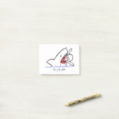 噛む ポストイット (デスク上)