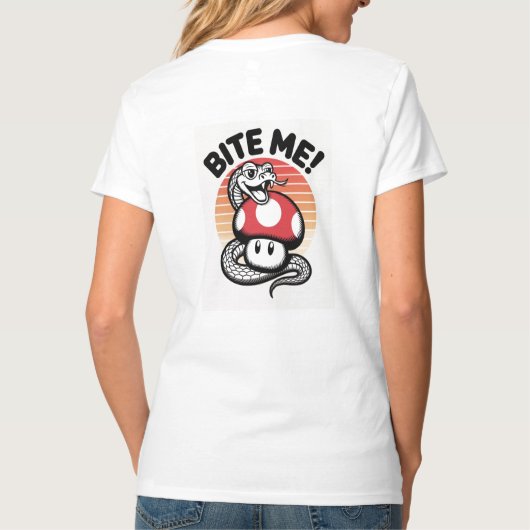 噛む Tシャツ (裏面)