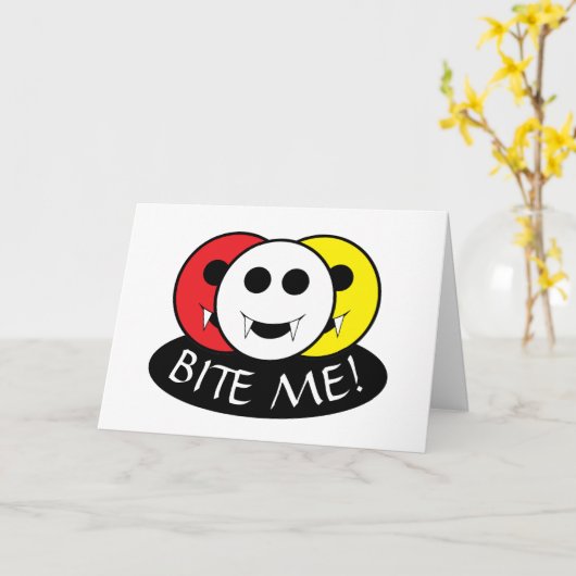 噛め！バンパイア カード (黄色い花)