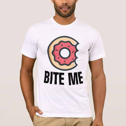 噛んでおもしろいくれTシャツ Tシャツ (正面)