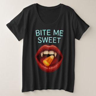 噛んで甘い。 プラスサイズTシャツ