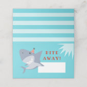 噛遠くにむ |シャーク誕生日パーティーフードテント プレイスカード (外部開封)