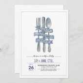 器具リハーサルディナー招待状 招待状 (正面/裏面)