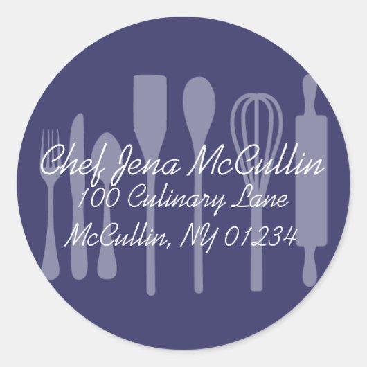 器具住所 シールシール ラウンドシール (正面)