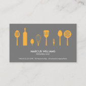 器具 |エグゼクティブシェフ 名刺 (正面)