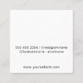 器具 スクエア名刺 (裏面)