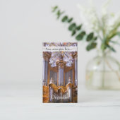 器官およびバラ窓 名刺 (スタンド正面)