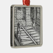 器官のふいごおよび送風機 メタルオーナメント (右)