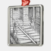 器官のふいごおよび送風機 メタルオーナメント (左)