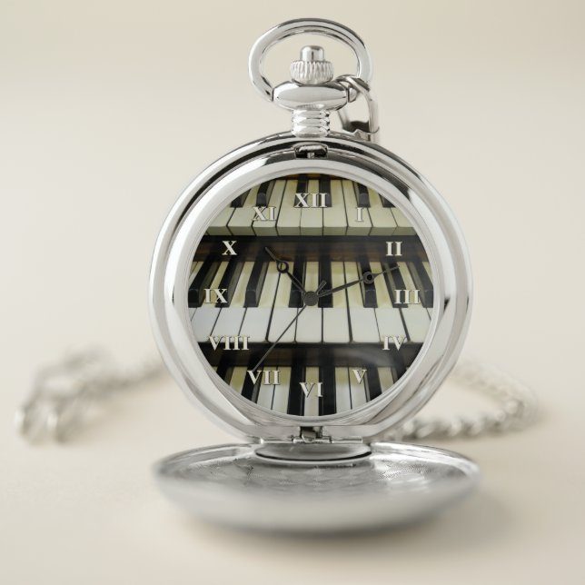 器官のキーボードの時計入れの腕時計 ポケットウォッチ (内部)