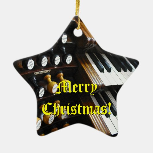 器官のクリスマスのオーナメント セラミックオーナメント (裏面)