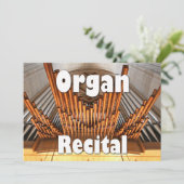 器官の演奏会への招待状- Ulmは配管します 招待状 (スタンド正面)