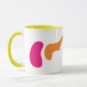 器官の腎臓の膵臓|のカスタマイズ可能なマグ マグカップ (左)