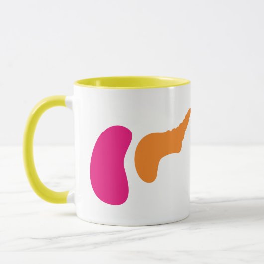 器官の腎臓の膵臓|のカスタマイズ可能なマグ マグカップ (左)