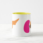 器官の腎臓の膵臓|のカスタマイズ可能なマグ マグカップ (中央)