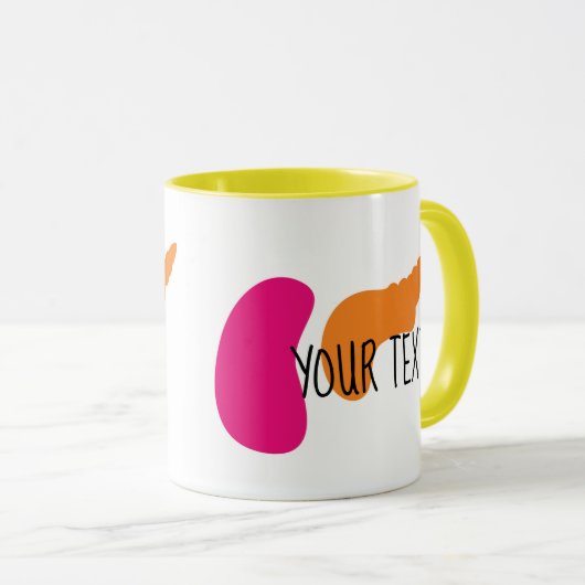 器官の腎臓の膵臓|のカスタマイズ可能なマグ マグカップ (正面右)