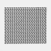 器官の腎臓|の黒いフリースブランケット フリースブランケット (正面(横))