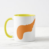 器官の膵臓|のカスタマイズ可能なマグ マグカップ (左)