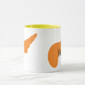 器官の膵臓|のカスタマイズ可能なマグ マグカップ (中央)