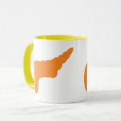 器官の膵臓|のカスタマイズ可能なマグ マグカップ (正面左)