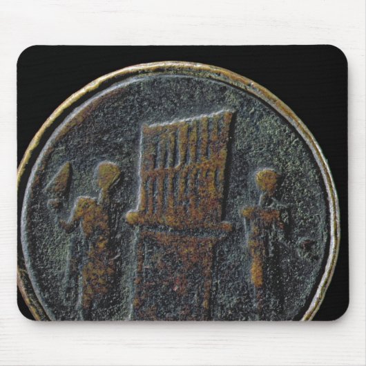 器官を描写するローマの硬貨 マウスパッド (正面)