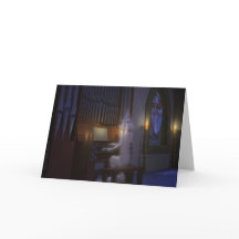 器官カードを遊んでいる幽霊