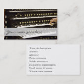 器官マニュアルおよび手の名刺 名刺 (正面/裏面)