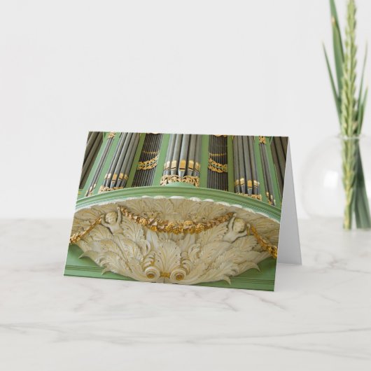 器官、Deventerのネザーランド挨拶状 カード (正面)