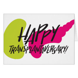 器官SPK |幸せなTransplantaversary GreetingCard
