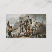 「噴出の公爵の勝利からのオポルト、 名刺 (裏面)