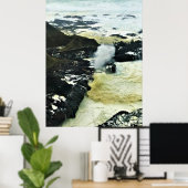 噴出角、パーマ岬、オレゴン州沿岸 ポスター (ホームオフィス)