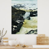 噴出角、パーマ岬、オレゴン州沿岸 ポスター (キッチン)