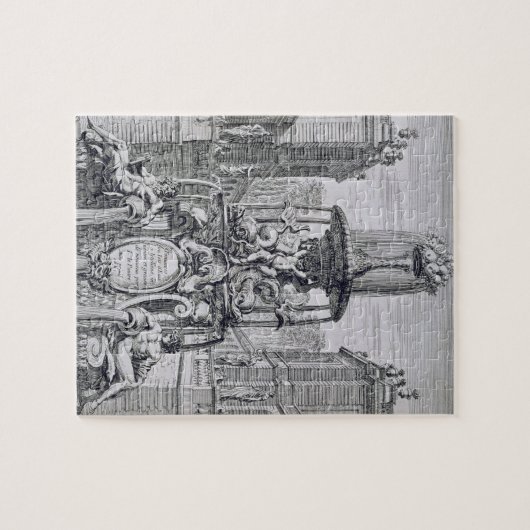 「噴水からのとびらおよびItaのWaterjets ジグソーパズル (横)