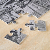 「噴水からのとびらおよびItaのWaterjets ジグソーパズル (側面)