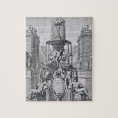 「噴水からのとびらおよびItaのWaterjets ジグソーパズル (縦)