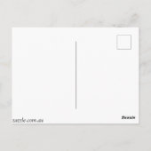 噴水からの飛んでいる鳥の捕獲 ポストカード (裏面)