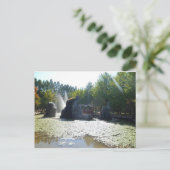 噴水とガゼボ（韓国・南島） ポストカード (スタンド正面)