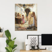 噴水の女性 ポスター (ホームオフィス)